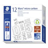 STAEDTLER 250 05-2H Mars Micro Refill Leads voor Mechanische Potloden - 2H, 0.5mm (Doos van 12 x Buizen van 12 Leads)