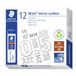STAEDTLER 250 05-2H Mars Micro Refill Leads voor Mechanische Potloden - 2H, 0.5mm (Doos van 12 x Buizen van 12 Leads)