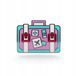 PINETS Pink Suitcase Pin - Leather