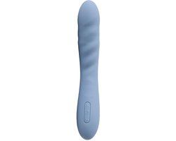 Svakom Ava Neo Thrusting Vibrator - Light Blue