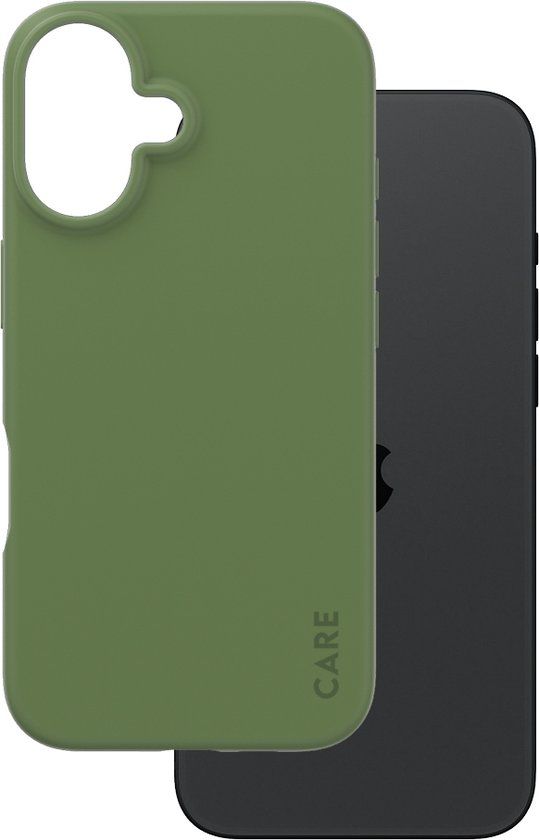 PanzerGlass CARE™ by ® Case Green iPhone 16 mobiele telefoon behuizingen Hoes Groen