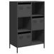 vidaXL Hoge Kast - Hoge Kasten - Hoge Planken - Boekenkast - Hoge kast 68x39x103,5 cm staal zwart