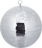 Merkloos Relaxdays Discobal, Ø 30 cm, Zilver