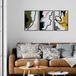 Stijlvol decoratief metalen wandaccessoire, 118,5 x 54,5 cm, duurzaam 1,20 mm metaal en 3 mm hout, perfect voor moderne woondecoratie en kantoorruimtes
