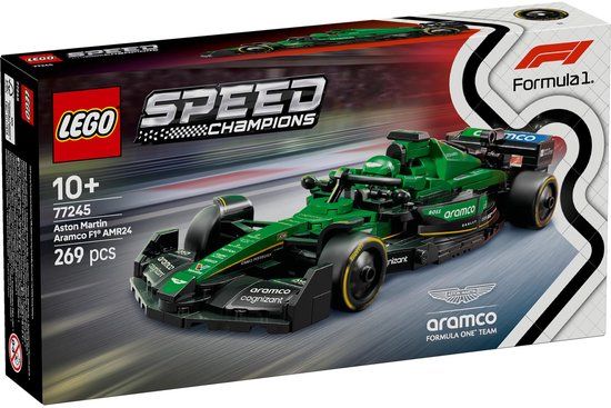 LEGO Speed Champions Aston Martin Aramco F1 AMR24 Racewagen - 77245 - Bouwset