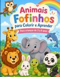 Animais Fofinhos para Colorir e Aprender