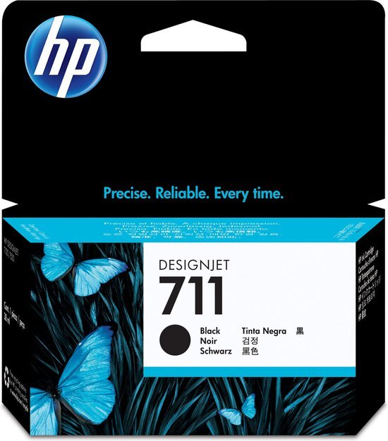HP 711 38-ml single pack / zwart