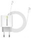 Mayaxess, adaptateur secteur 20W pour Galaxy S23 Ultra + câble USB-C 1 mètre, blanc