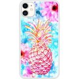 Apple Bedrukt siliconen hoesje compatibel met iPhone 11 Ananas