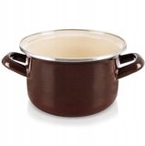 Orion Poêle en Émail Marron 16 cm - 1,4L