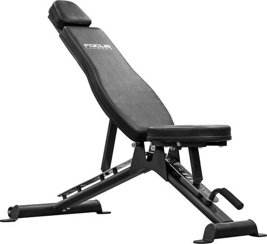 Focus Fitness Force 50 Trainingsbank - Verstelbaar - Zwart
