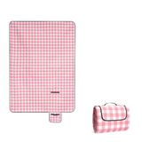 Oak & Tea Picknickdeken, waterdicht, 150 x 200 cm, opvouwbaar, rood-witte plaid