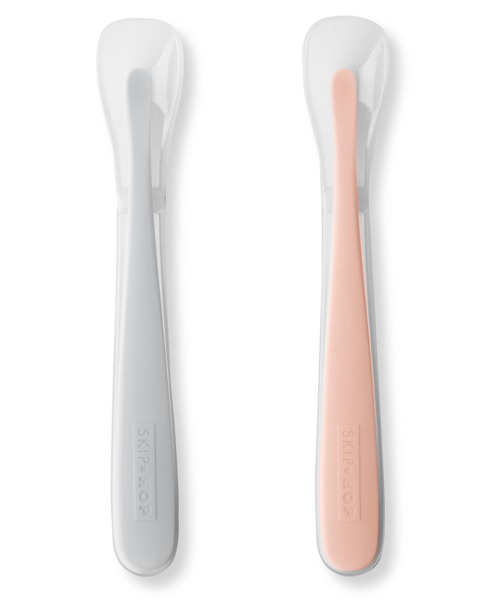 Skip Hop Easy-Feed Spoons - Koraal - 2 stuks