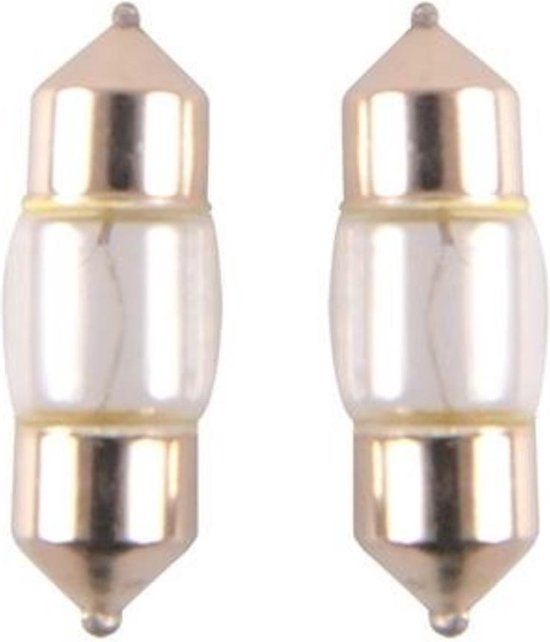 ProPlus Autolamp - 12V - 10W - SV8.5 - 11x30 mm - 2 stuks