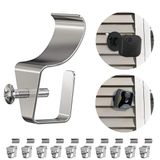 Blink Blink XT2 Camera Vinyl Siding Clips Haken Geen Gat Nodig Outdoor Siding Schroeven Hanger voor Montage Blink Camera Home Security Systeem Weerbestendig RVS Blink Siding Mount (12 Pack)