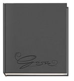 VELOFLEX - Gastenboek Classic met reliëf, 144 pagina's, donkergrijs