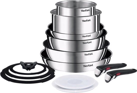 Tefal Ingenio Preference Pannenset - 13-delig - RVS - Inductie - Stapelbaar