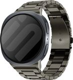 Strap-it Titane bracelet avec fermoir papillon adapté pour Samsung Galaxy Watch 9 (40/44mm) / Watch 8 (40/44mm) / 8 Classic (46mm) - graphite
