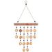 Signes Grimalt Pendentif en métal orné de perles bleues, style bohème et artisanal