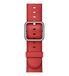 Apple Rood leren bandje met klassieke gesp voor Apple Watch 42 mm