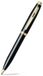 Sheaffer balpen - 100 - glanzend zwart en goud - penpunt M - schrijfkleur zwart