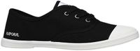 KAPORAL Dresco Foly-tennisschoenen met veters voor dames, zwart, maat 36
