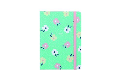 Letts Floral A6 Diary 2021 - Green