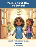 Zara's First Day at School: A Story & Activity Book About Courage, Friendship & Overcoming First Day Jitters — Ages 5-7