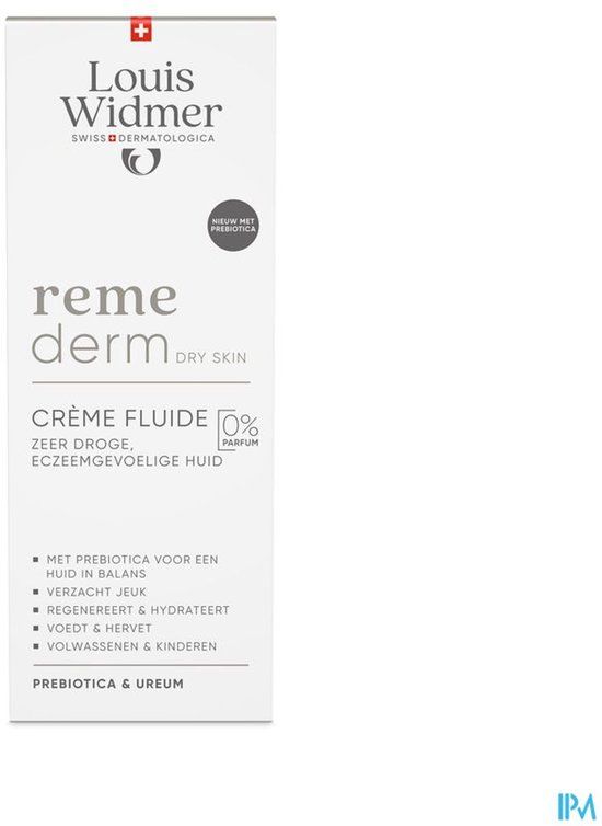 Louis Widmer Remederm Crème Fluide zonder parfum