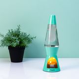 Fisura Waxinelicht Lavalamp - Mint Met Witte Lava