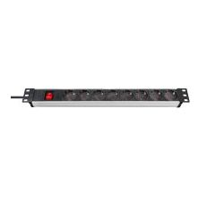 Brennenstuhl Premium-Line Technic Alu 2m zwart, aluminium
