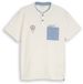 Tom Tailor - Poloshirt met borstzak - Maat XXXL - Gardenia White