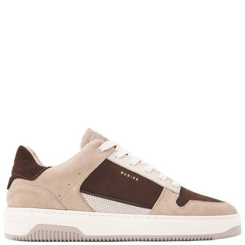Nubikk Basket Courtside suède sneakers - bruin/beige