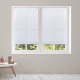 Storesdeco - Doorschijnend EasyFix rolgordijn, rolgordijnen zonder boren Wit, 90x180 cm