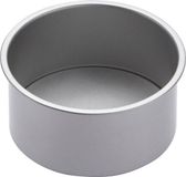 KitchenCraft Moule à tarte 18 cm Acier au carbone Argenté
