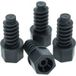 Beko 4x Pied réglable compatible avec Beko 6629467000, 6661338200, 6661380100, 6639863701, 6665427400, 6632383000, 6639863400 Fours - Pied, Noir