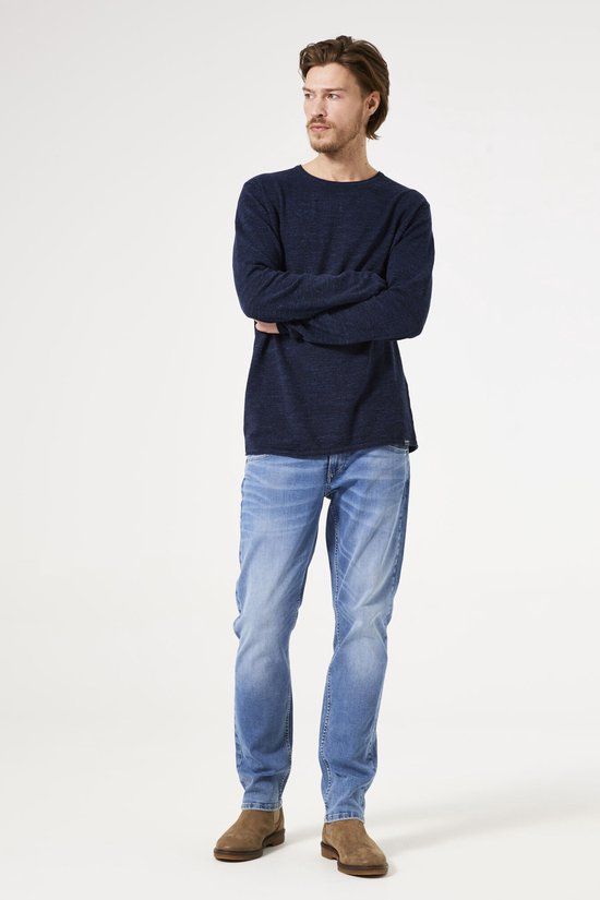 Garcia Russo Heren Regular Fit Jeans Blauw