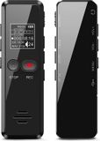 Auronic Digitale Voice Recorder - Dictafoon - 8GB Opslag - Ruisonderdrukking - USB Oplaadbaar - Zwart