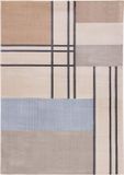 Safavieh Art Deco Geweven Binnen Vloerkleed, Orwell Collectie, ORW302, in Ivoor & Taupe, 122 X 183 cm