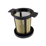 IBILI Permanent thee- en koffiefilter, herbruikbaar, roestvrij staal 18/10, inclusief deksel