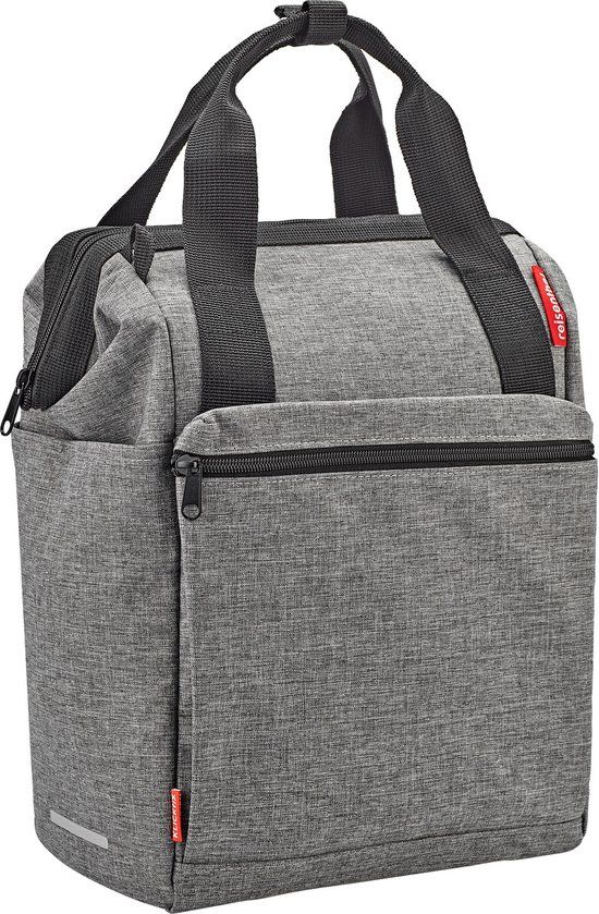 Klickfix Roomy GT Vario E-Hook 12L Single Bicycle Bag - Grey
