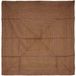vidaXL Gebied Tapijt Grijs 200 x 200 cm Jute