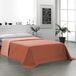Martina Home Boutí Omkeerbaar sprei, 100% polyester, koraalrood, bed 135 cm