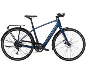 Trek FX+ 2 - Hybride Fiets - Blauw - 2023 - S