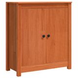vidaXL Dressoir Wasbruin Massief Grenenhout 70 x 35 x 80 cm