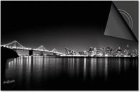 Dietrix Inductie Beschermer 60x52 - San Francisco Stad Zwart Wit