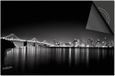 Dietrix Inductie Beschermer 60x52 - San Francisco Stad Zwart Wit