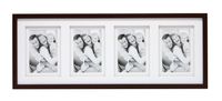 Deknudt Frames Cadre photo multiple Marron Bois 4 Photos 10x15 cm
