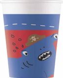 Procos Feestbekers Piraten 200 Ml Karton Blauw/rood 8 Stuks