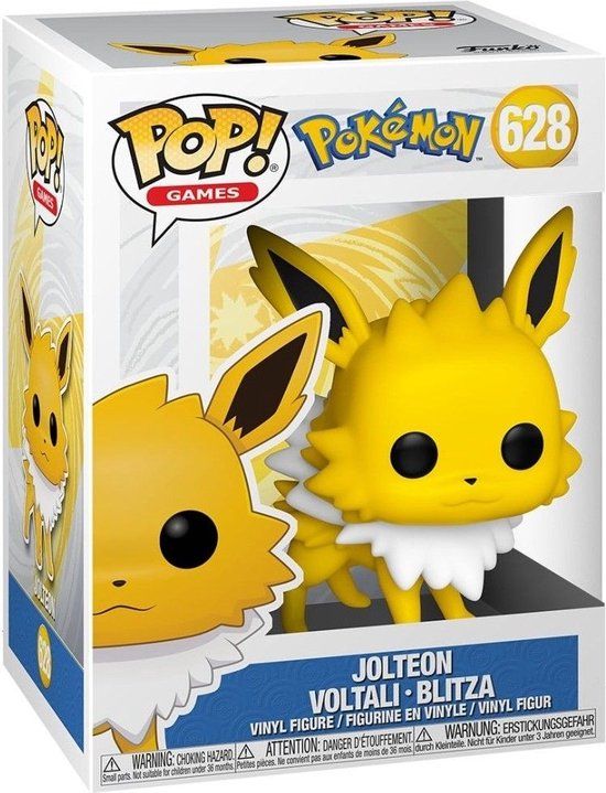 Funko Pop! Games: Pokémon - Jolteon - Smartoys Exclusive - #628